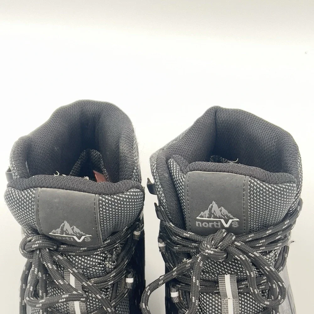NORTIV 8 Men's‎ Hiking Boots Waterproof Non-slip Trekking Traveling Shoes * Wide